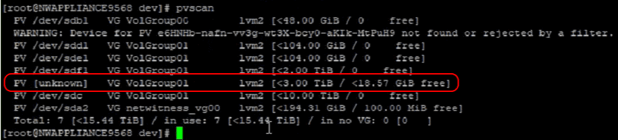 pvscan