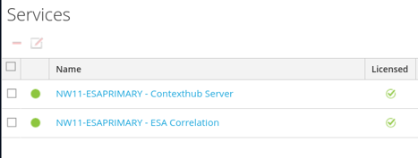 ESA Correlation and Contexthub Services Offline in GUI After Reprovisioning Due to Old Service ID in Orchestration