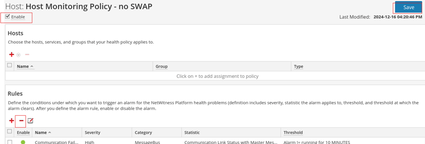 How to edit Rules or Thresholds within Health & Wellness Monitoring Policies
