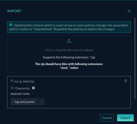 How to manually deploy Live feeds to a NetWitness environment without Internet access