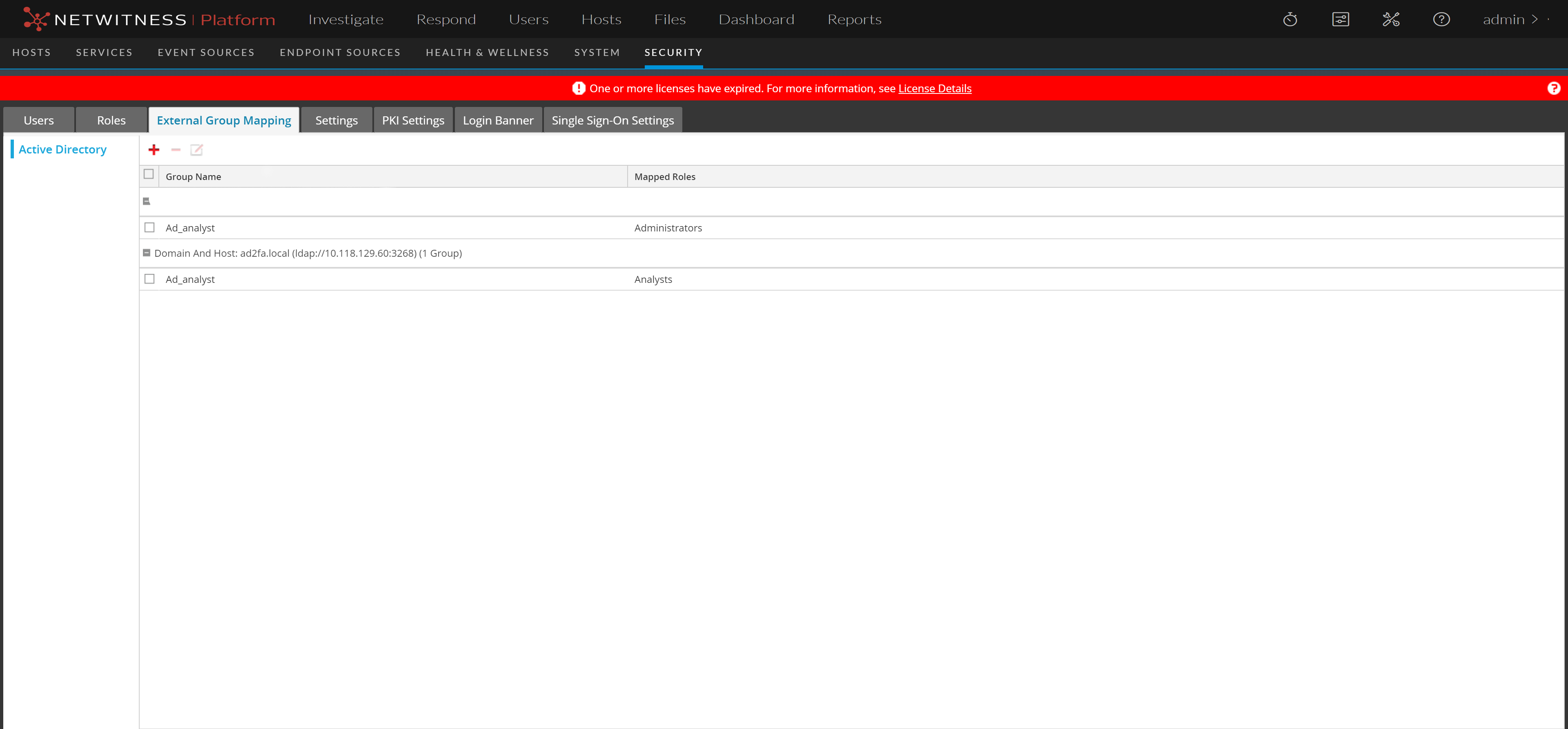 ExternalGroupMapping-bAsedOnDomainAndHost